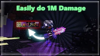 Easy 1 MILLION DAMAGE! - Hypixel Skyblock