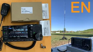 The ICOM IC-705 First impressions, tested with the SteppIR CrankIR Antenna and Unboxing