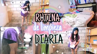 🌤️Rutina de LIMPIEZA DIARIA 🧼🧹🧽 | en mi humilde casa ✨