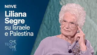 Che tempo che fa | Liliana Segre sulla situazione in Israele e Palestina