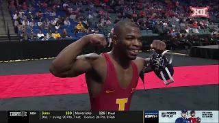 Highlights from the 2023 Big 12 Wrestling Championship