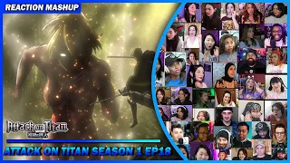 Attack on Titan Season 1 Episode 18 Reaction Mashup | 進撃の巨人 #shingekinokyojin #attackontitan #aot