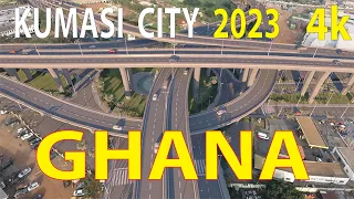 Kumasi City , Ghana 4K By Drone 2023