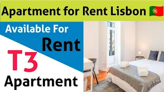 Apartment For Rent Portugal 🇵🇹 | 3 Bedrooms apartment for rent in Lisbon | Om Choudhary