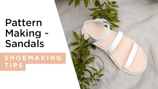How to make easy patterns for sandals | HANDMADE | Shoemaking Tutorial