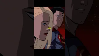 Supergirl meets Young Superman | #shorts #justiceleague #superman #batman #supergirl