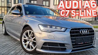 AUDI A6 C7 - S Line/2.0 TDI/Аукцион/Нидерланды/Состояние огонь. Родной окрас.