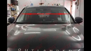 Дефлектор лобового стекла "Стрелка-2" MITSUBISHI OUTLANDER III c 2012г.в. - strelka11.ru