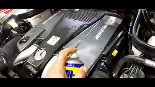 how to clean your car engine using #WD-40#