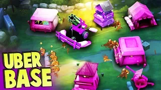 NEW UBER BASE Ultimate Fort Challenge! (Guns Up! Multiplayer Gameplay)