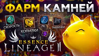 Фарм Камней в Lineage 2 Essence. Гайд: Как фармить больше 30 камней за 2 часа. Копилки, Рандом Крафт