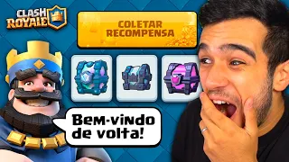 COMO ESTÁ MINHA CONTA DEPOIS DE 3 ANOS SEM CLASH ROYALE?!