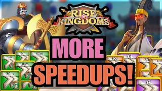 The SECRETS to get MORE speedups Be PREPARED! Rise of kingdoms