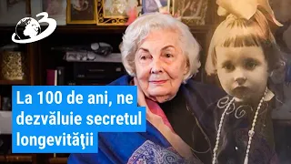 O femeie de 100 de ani, din Bucureşti, dezvăluie secretul longevităţii