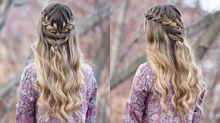 Lace Braid Half Up | Cute Girls Hairstyles