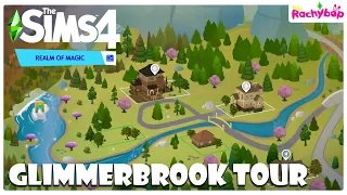 The Sims 4 REALM OF MAGIC Glimmerbrook tour!