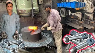 How Trailer Hook Are Made Through Forging Process || DIY Heavy Duty Tractor Trailer Connector Hitch