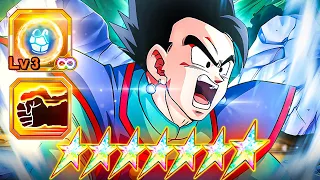 MASSIVE DEFENSE BUFFED TEQ ULTIMATE GOHAN EZA vs Red Zone | Dragon Ball Z Dokkan Battle