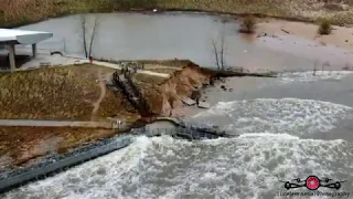 GONE! River Walk & Ogden Dunes, Indiana Being Ripped Apart By Huge Storm April Drone Footage 4K