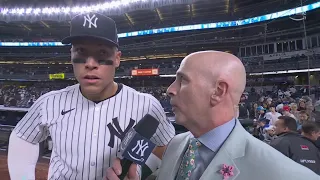 Aaron Judge joins Chris Shearn following the Yankees' 7-3 win