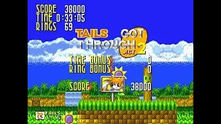 Sonic 1 Megamix v4.0 (Sega CD) (Extra Mode) Longplay as Tails