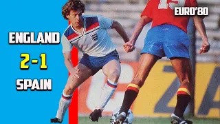 England vs Spain 2 - 1 Group Stage Euro 80