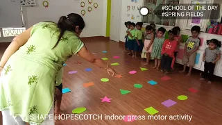 SHAPE HOPSCOTCH gross motor activity