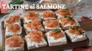 Tartine Al Salmone | I Fornelli di Sara | Sara Guella