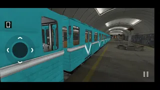 Парад поездов метро в игре Subway Simulator 3D
