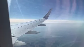 Lufthansa A320 beautiful city view landing in Budapest