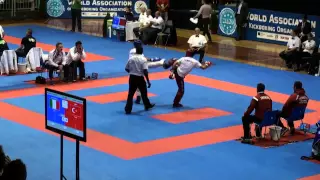 WAKO Kickboxing - EC 2014 - FINALS LC -63kg - Diler(TUR) - Tramontana(ITA)