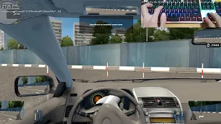 Прохождение карьеры City Car Driving на клавиатуре, часть 1