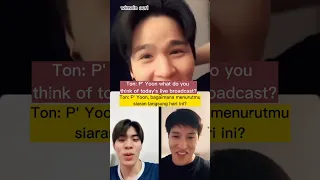 (Sub Indo Sub English) moment live ig YoonTon #yoonpsn #tonsaran #yoonton #kamolkim