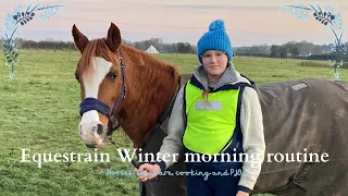 Equestrian Winter morning routine | Vlogmas day 3 2023 || Grace.Ponies