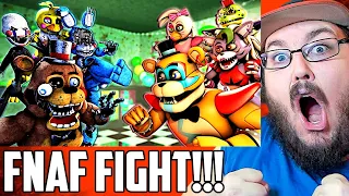 FNAF: Security Breach Vs. Withered Toy Animatronics (Full Fight) Five Nights at Freddy's REACTION!!!