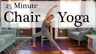 25 MINUTE CHAIR YOGA FOR SENIORS & THOSE WITH LIMITED MOBILITY - All levels