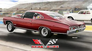 VINTAGE AMERICAN MUSCLE CAR! '67 427 SS IMPALA! 1 OF 2,124! BYRON DRAGWAY!