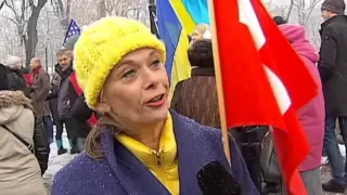 Expat Community Backs Ukraine: Foreign residents march in Kyiv on EuroMaidan anniversary