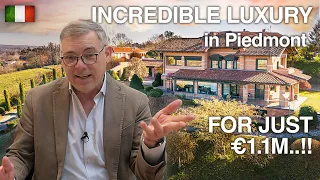 Luxury Piedmont villa for sale 35 mins from Torino