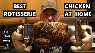 THE BEST HOME ROTISSERIE CHICKEN EVER!!!  SET IT AND FORGET IT   #102