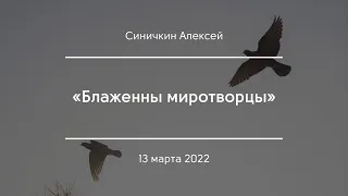 «Блаженны миротворцы» | Синичкин Алексей