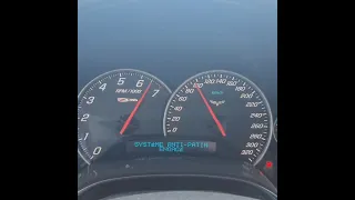 corvette c6 z06 accélération 0 - 200 km/h