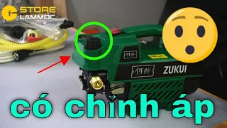 Tự rửa xe ở nhà với XỊT RỬA XE ÁP LỰC ZUKUI-S5_GRE mới nhất có chỉnh áp được