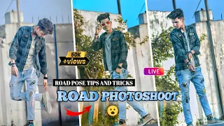 Road Par Photoshoot | How To Pose On Road | रोड पर POSE कैसे करें | Pose Tricks And Tip Video #pose