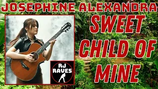 FIRST TIME REACTION TO JOSEPHINE ALEXANDRA PLAYING SWEET CHILD OF MINE #gunsnroses #joser #alipers