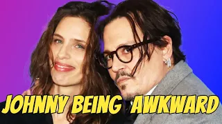 Johnny Depp funny moments with Maiwen at London Premiere