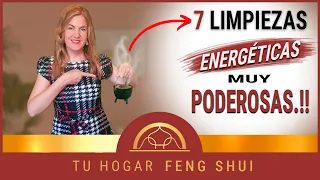 👉 7 LIMPIEZAS ENERGÉTICAS para ❌ELIMINAR ENERGÍAS NEGATIVAS 🔥