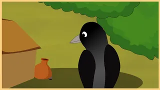 The Thirsty Crow | Short moral stories for kids