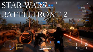 Star Wars Battlefront 2 - Supremacy - Scarif - Stormtrooper & Death Trooper Gameplay (No Commentary)