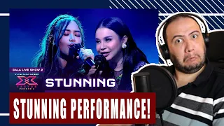 STUNNING PERFORMANCE! MAYDEA - RIVER (Bishop Briggs) - X Factor Indonesia 2021 - TEACHER PAUL REACTS